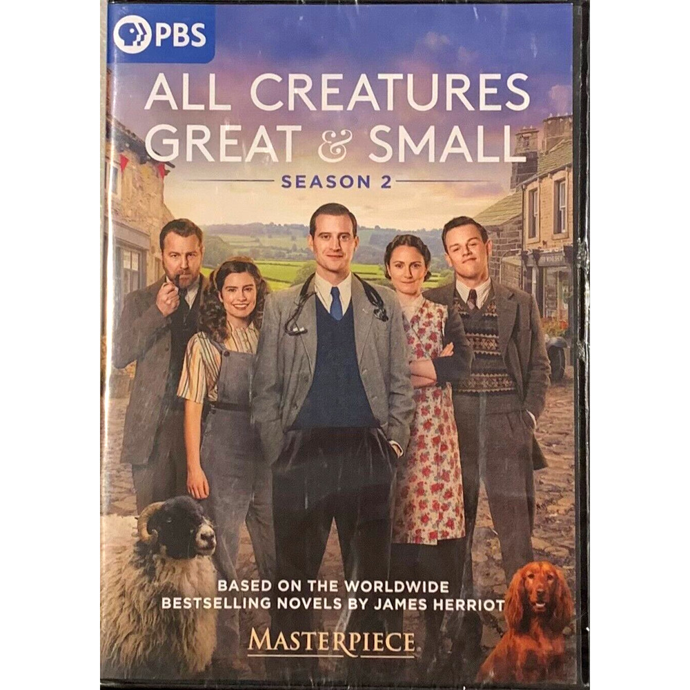 All Creatures Great & Small: Season 2 (PBS Masterpiece) NEW (DVD Set, 2021)